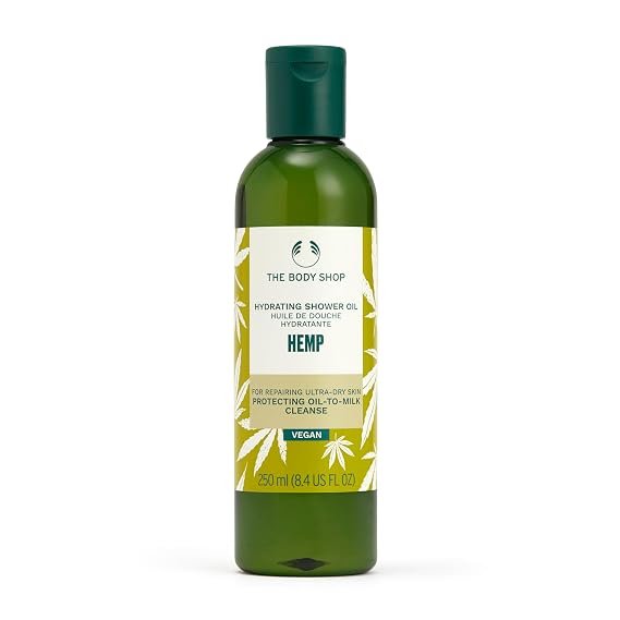 The Body Shop Hydrating and Protecting Shower Oil, 8.4 Fl Oz