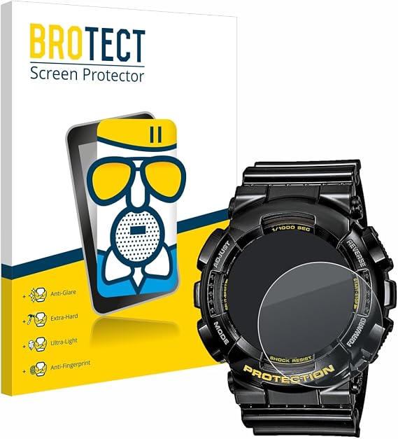 BROTECT Anti-Glare Glass Screen Protector Matte Compatible with Casio G-Shock GA-110GB-1A - Anti-Scratch 9H Protection Film