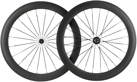 700c 60mm 3k Carbon Clincher Wheelset Cycling Racing Wheels 20/24h