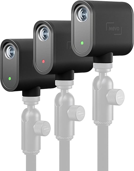 Logitech for Creators Mevo Start 3-Pack Wireless Live Streaming Cameras