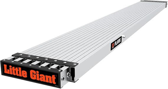 Little Giant Ladders, 9-15 ft. Telescoping Plank, Ladder Accessory, Aluminum, (11915)