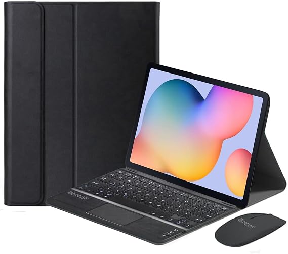 Microcase Huawei MatePad SE 11 Tablet için Tablet Bluetooth Touchpad Klayve + Mouse + Kılıf Siyah BKK7