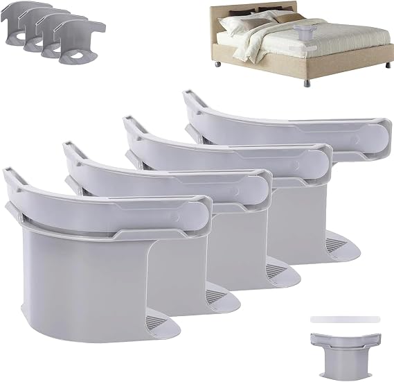Novastream Bed Sheet Holder with Lock Strips, 4 Pieces Bed Sheet Clips, Removable Fitted Sheet Corner Holders, Heavy Duty Bed Sheet Fasteners Non-Slip for Mattress Protectors, Blankets, Bedding