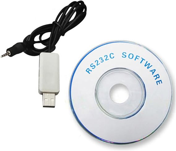 Instruments USB Cable with 2.5mm Diameter Jack and RS232 CD Software