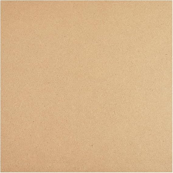 CRASPIRE MDF Wood Boards for Crafts 10x10in Square Wooden MDF Board Sheet Medium Density Fiberboard Chipboard Panels for Clay Drying Board Photo Frame Painting Accessories
