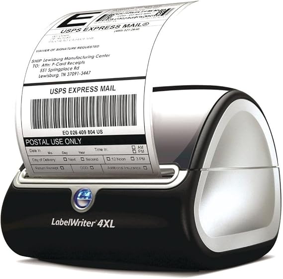 Dymo LabelWriter 4XL Label Printer, Prints up to 10cm Wide Labels, USB Connected