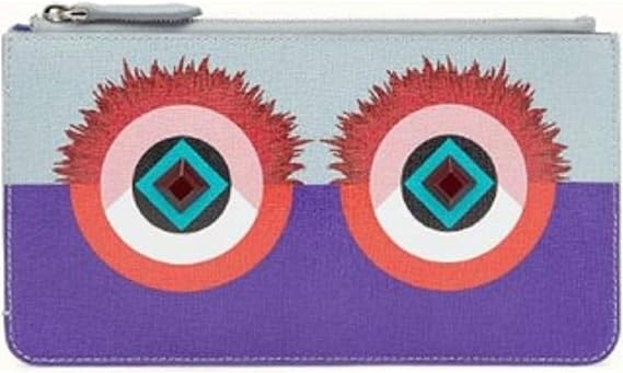 FENDI Powder Multi Color Crayons Leather Calf Beauty Case Pouch 8M0341-88E