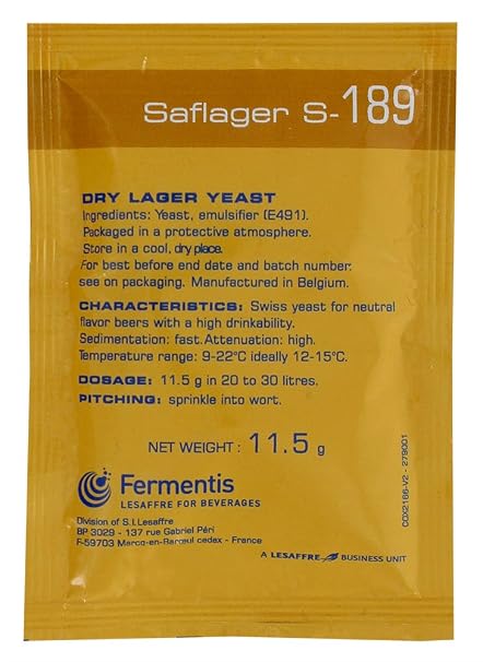 Fermentis - FBA_s-189 11.5g Saflager S-189 Dry Lager Yeast