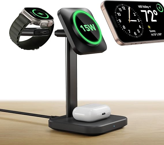 ESR 3 in 1 Wireless Charging Station, for Magsafe Charger Stand