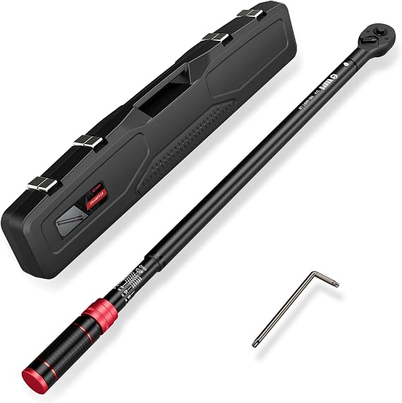 VANPO 3/4-inch Drive Click Torque Wrench, 100-650Ft-Lb/135.5-880.8Nm,