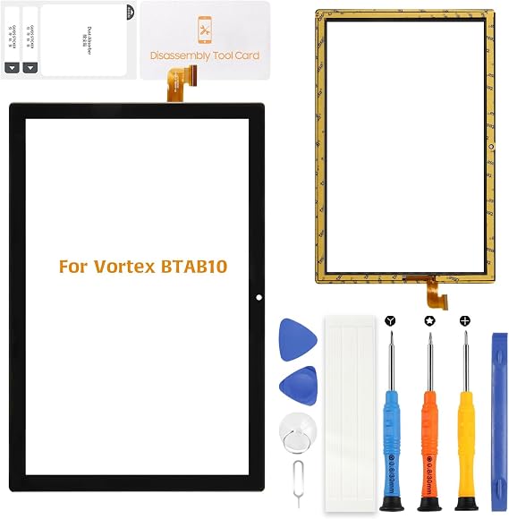 for 10.1 inch Vortex BTAB10 BTAB 10 Touch Screen Panel Digitizer Front Panel Glass kit | High Sensitivity Replacement Touchscreen