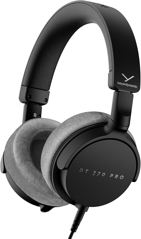 beyerdynamic DT 270 Pro Compact Studio Headphones, Closed, 45 Ω