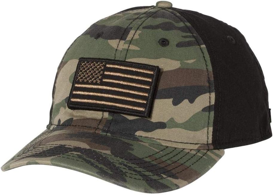 DRI Duck - Tactical Cap - 3353 - Adjustable - Green Camo/Black