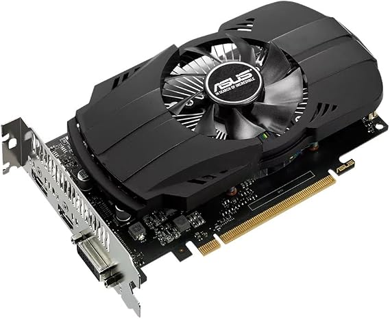 ASUS GeForce GTX 1050 Ti 4GB Phoenix Fan Edition DVI-D HDMI DP 1.4 Gaming Graphics Card (PH-GTX1050TI-4G) Graphic Cards,