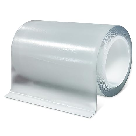 Tikfoam Waterproof Repair Tape for Fabric, Awning, RV Roof, Underbelly, Tarp, Tent, Sail and Boat Cover Outdoor Repair Patch, Heavy Duty, Clear, Multipurpose