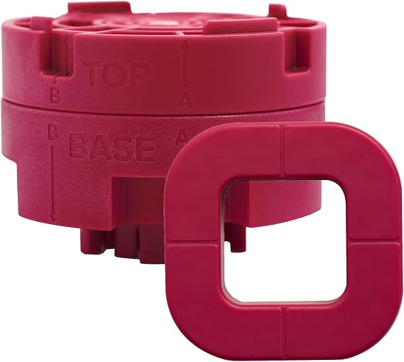 We R Memory Keepers 661103 Button Press Insert Square (31 mm) One Size Pack of 3