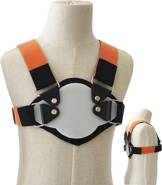 Pectus Carinatum Orthosis Brace,Ribs Valgus Orthosis Braces,Sternum Protrusion Fixation Splint,Chest Brace,Long-Lasting Wear,Easy to Use(Adult)