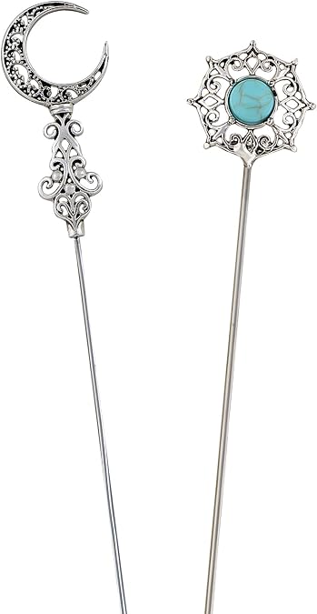 Alilang Gold Tone Hat Pin Set Equipped with Sparkling Crystal Diamond Gewelry Accessories