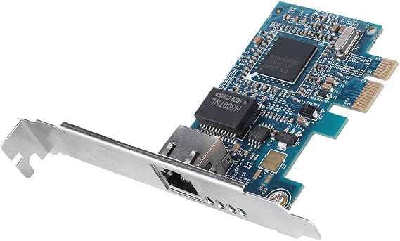 Network Card, 10G Fast Ethernet Server Gigabit Network Card 1000Mbps PCIEX1 Desktop Network Card for Office, Internet Cafe, Monitoring Use