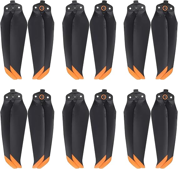 12Pcs Propellers for DJI Air 2S /Mavic Air 2: Low Noise Blades Accessories | Non-OEM Quick-Release Replacement Wing Accessories, 7238F Lightweight Quick-install Props Stable Flight Enhanced Endurance