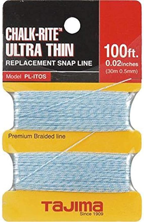 Tajima Chalk Rite Snap Line, 0.5 mm x 100ft