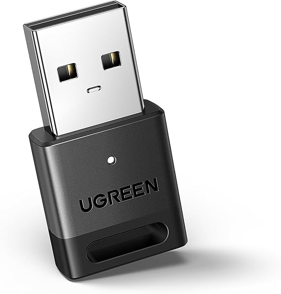 UGREEN Bluetooth 5.3 Adapter, USB Bluetooth Dongle for PC, Plug & Play | Nano Bluetooth Adapter for Windows 11/10/8.1, Mini-Sized, Long Range, EDR/BLE, Connect Controller, Headphone, Keyboard, Mouse