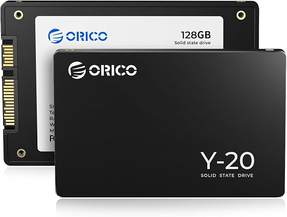 ORICO 128G SSD SATA III 6Gb/s 2.5“ Interne Solid State Festplatte bis zu 500MB/s Kompatibel mit Laptop und PC-Desktops-Y20