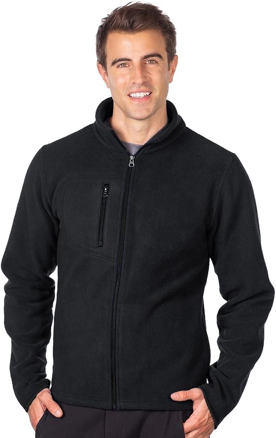 AFC Men's Heavyweight Micro Fleece Jacket Zip Up Coat 2x 3x 4x Only in 3 Colors