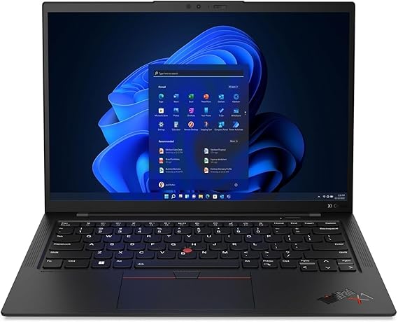 Lenovo Gen 11 ThinkPad X1 Carbon Laptop with Intel Core i7-1365U vPro Processor, 14" WUXGA 100% sRGB Non-Touch Display, 32GB LPDDR5 RAM, 1TB Gen4 Performance SSD, Thunderbolt, and Windows 11 Pro
