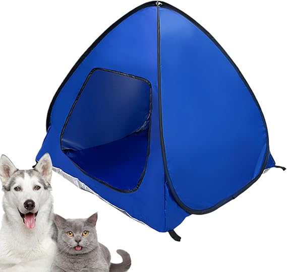 Outdoor Cat Tent Cat Dog Outside Shade Tent Portable Foldable | Portable Pet Shelter Foldable House Outside Camping Picnicking Garden Backyard Lawn Outings Travel Hiking Beach