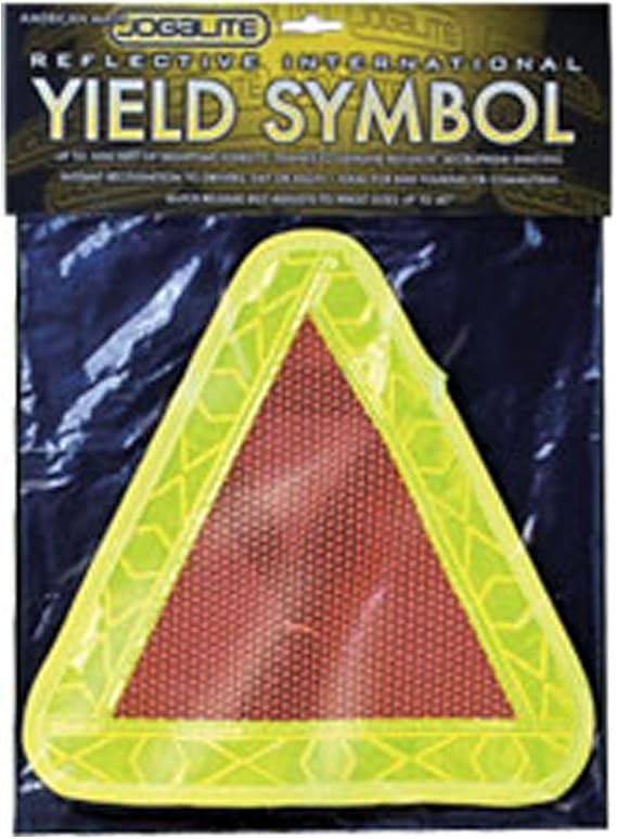 Bud K Jogalite Reflective Yield Symbol