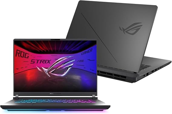 EXCaliberPC [2025] ASUS ROG Strix G16 G615JHR-DS74 (Intel Core i7-14650HX, 32GB DDR5 RAM, 1TB NVMe SSD, NVIDIA GeForce RTX 5050, 16" FHD+ 165Hz, Windows 11) Gaming Laptop