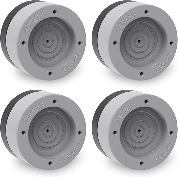 Anti Vibration Pads Shock and Noise Cancelling Washing Machine Support,Washing Machine Pan for Washer and Dryer Protects Pedestals,Protect Washer Dryer from Shaking Walking Stabilizer Mat