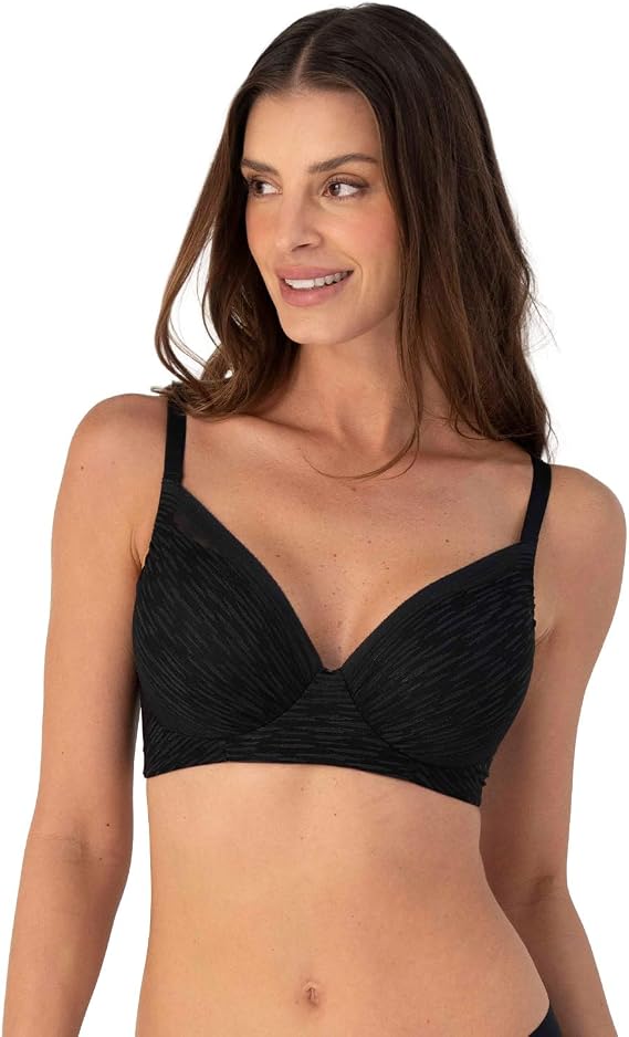 Leonisa SheerFit Complete Coverage Smoothing Bra - Light Support Underwire Bras for Women
