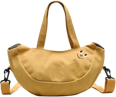 Women Bags Banana Shoulder Bag Ladies Hand-held Canvas Handbags and Purses Female Korean Style Crossbody Bag