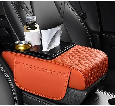 Car Armrest Cover for Dodge Avenger Caliber Challenger Charger Durango Journey RAM Spirit Stratus Viper,Armrest Seat Box Pad Console Armrest Cushion Armrest Case Protector Armrest Seat Box Cover