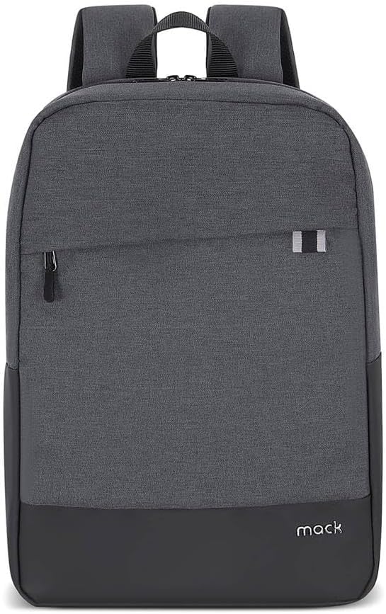 Mack Unicity Eco MCE-1103 Eco Friendly Laptop Backpack, Macbook Bag, Backpack Compatible with MacBook Air/Pro, Men's Women's Computer Bag, Black