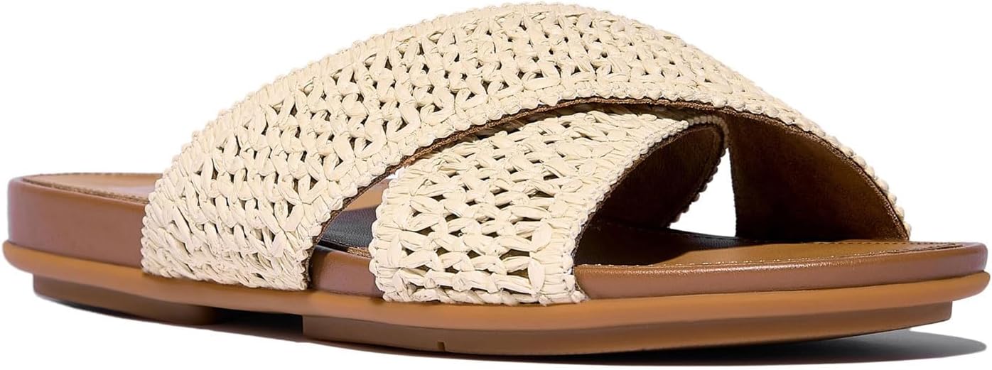 FitFlop Women's Gracie Leather Cross Slide