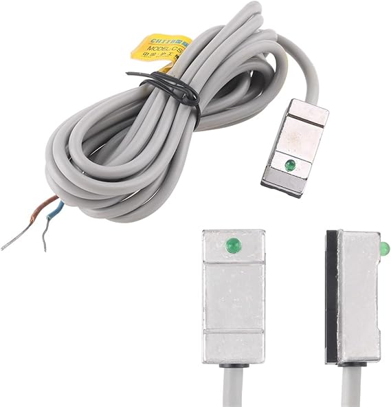 CS1-G CS1-U CS1-F Metal Magnetic Reed Sensor Switch Air Pneumatic Cylinder CS1-J CS1-S Proximity Switch DC/AC Two-Wire NO 100mA(CS1-F,AC DC 2 WIRES-5PCS)