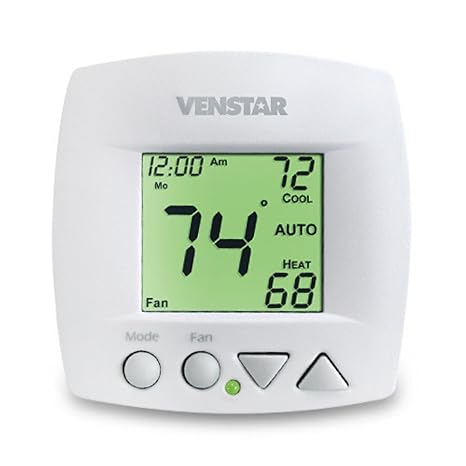 Venstar T1050 5/2 Day Programmable Thermostat with Small Footprint