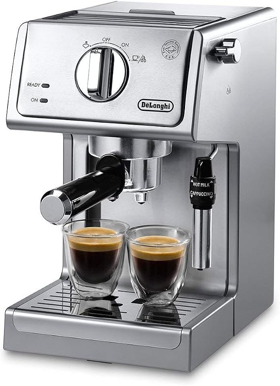 De'Longhi ECP3630 15 Bar Pump Espresso and Cappuccino Machine, Stainless Steel ECP3630 by DeLonghi