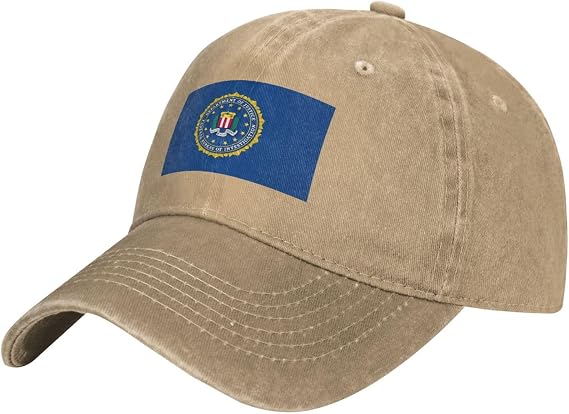 Flag of The Federal Bureau of Investigation Baseball Cap for Men Women Hats Adjustable Vintage Cowboy Hat Sun Hat