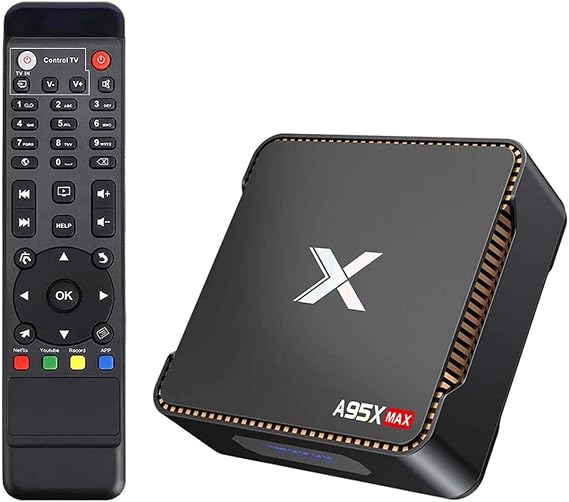 Smart TV Box, A95x Max Smart Android 8.1 TV Box 4g / 64g Amlogic S905X2 UHD 4K Set Top Box VP9 H.265 2.4g / 5G WiFi 1000m BT4.2 HD Media Player, 4GB+64GB