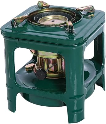 Picnic Burner Furnace, Diesall Camping Stove,Outdoor Adventure Cookware Burner| Portable Camping Stove,8-Wicks Outdoor Kerosene Stove Camp Stove For Backpacking Hiking Adventure Camping Green