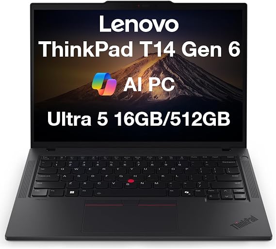 Lenovo ThinkPad T14 Gen 6 14" FHD+ Display Ultra 5-225U 16GB RAM, 512GB SSD