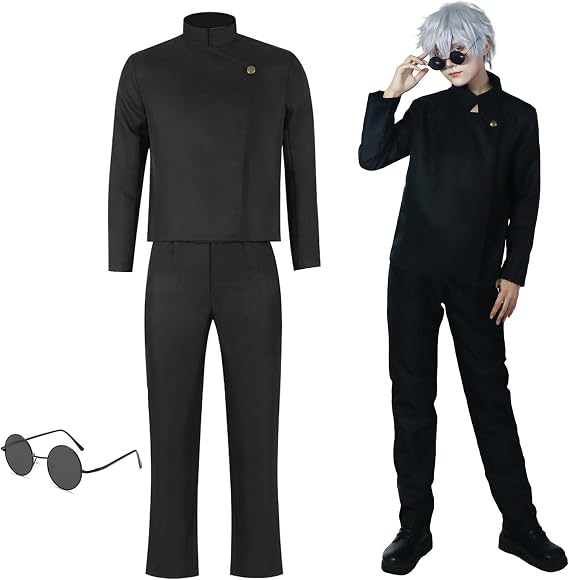 MeYuxg Anime Cosplay Costume Satoru Gojo Toji Fushiguro Geto Suguru Ryomen Sukuna Ieiri Shoko Amanai Riko Cosplay Costume Anime Costume