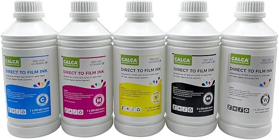 1L DTF Ink Direct to Film Ink Textile Film Transfer Ink for DTF Direct Transfer Film Printer Heat Transfer Film Printing (Y)
