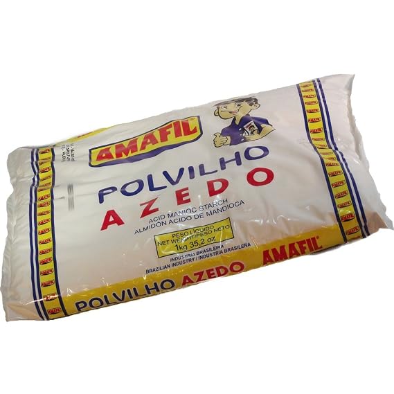 1 Pack Sour Manioc Starch Amafil- 35.2 oz | Polvilho Azedo Amafil - 1 kg