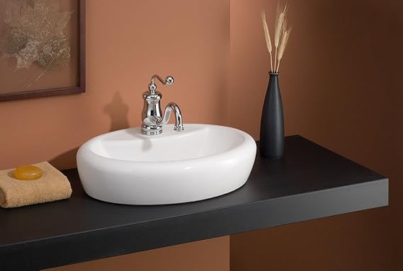 Cheviot 1273-WH-1 Products Milano Vessel Sink, White