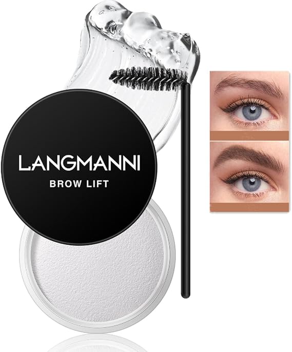 Eyebrow Wax - Eyebrow Forming Wax, Eyebrow Lamination Effect, Waterproof Eyebrow Styling Wax, Clear Eyebrow Gel, Lift & Freeze Eyebrow Soap, No Residue Clear